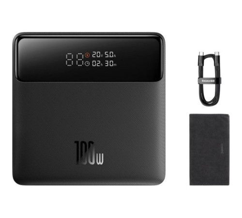 Батарея универсальная Baseus Blade 20000mAh 100W OE, black (PPBL000301)
