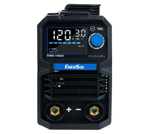 Сварочный аппарат Enersol инверторный, 20-140 A, 6.1 кВт, 2.9 кг (EWM-140AD)