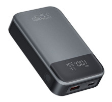 Батарея универсальная XO 10000mAh, PD/30W, QC/22.5W, PPS/33W, black (PR232_Black)