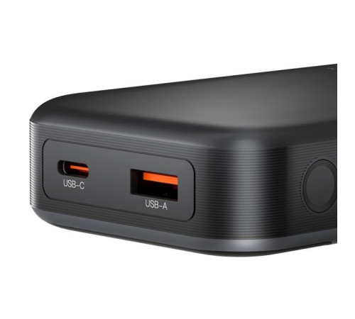 Батарея универсальная XO 10000mAh, PD/30W, QC/22.5W, PPS/33W, black (PR232_Black)