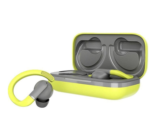 Наушники Canyon OnRun 11 Sport TWS Yellow/Grey (CNS-TWS11GR)