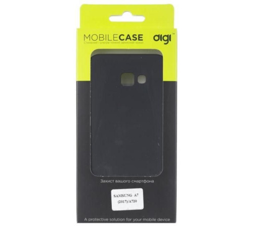 Чехол для мобильного телефона Digi для SAMSUNG A7 (2017)/A720 - Soft touch PC (Black) (6330589)