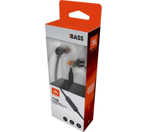 Наушники JBL T110 Black (JBLT110BLK)