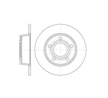 Тормозной диск REMSA 6724.00