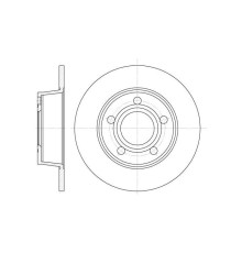Гальмівний диск REMSA 6724.00