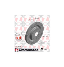 Гальмівний диск ZIMMERMANN 400.3699.20