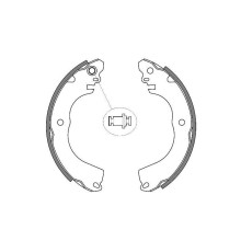 Гальмівні колодки REMSA 4257.00