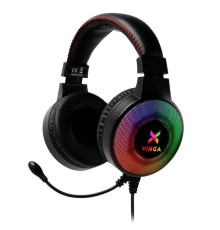 Наушники Vinga HSCU-100 Gaming LED Black (HSCU-100)