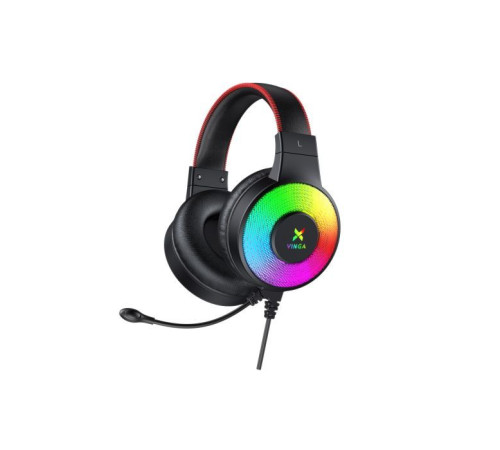 Наушники Vinga HSCU-100 Gaming LED Black (HSCU-100)