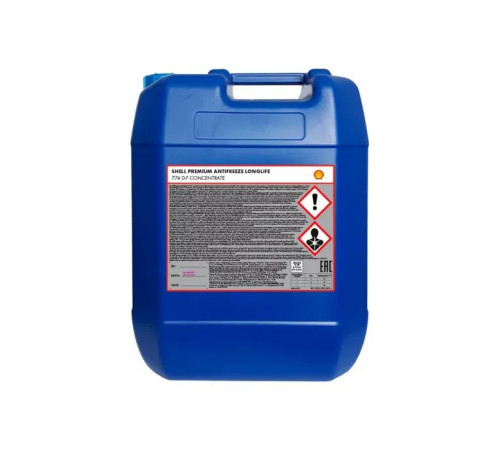  Антифриз Shell Premium LL 20л (конц. G12+ черв.) (6600) 