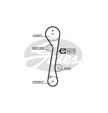 Ремінь ГРМ Gates 5457XS