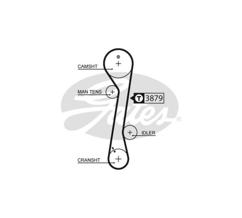 Ремень ГРМ Gates 5457XS