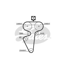 Ремінь ГРМ Gates 5539