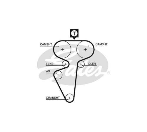 Ремень ГРМ Gates 5539