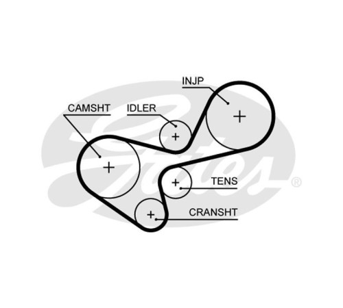 Ремень ГРМ Gates 5639XS