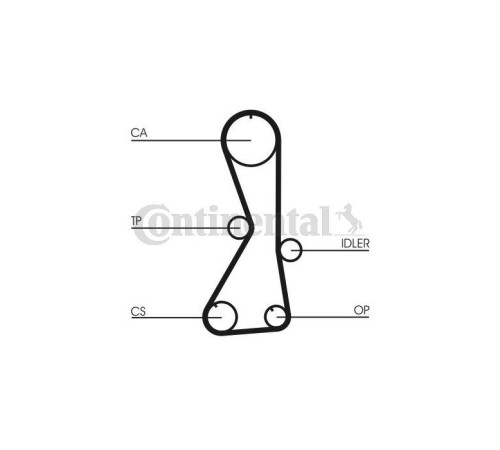 Ремень ГРМ CONTITECH CT1016