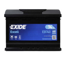 Аккумулятор автомобильный EXIDE EXCELL 74A (EB740)