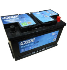 Аккумулятор автомобильный EXIDE START-STOP AGM 80A (EK800)