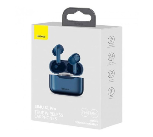 Наушники Baseus SIMU ANC True Wireles Earphones S1 Pro Blue (NGS1P-03)