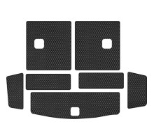 Коврик в багажник EVAtech Chevrolet Captiva (C140) 7 seats MT 2011_2018 1 пок SUV EU (CT1173BE7RBB)