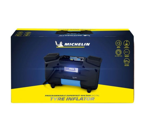 Автомобильный компрессор Michelin Программируемый сверхбыстрый цифровой насос для накачки шин (73675)