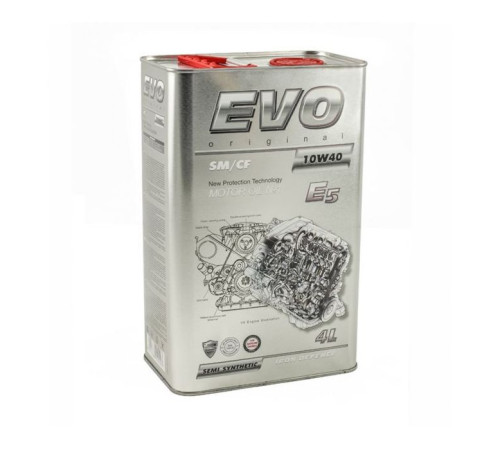 Моторное масло EVO E5 10W-40 SM/CF 4L (E5 4L 10W-40)