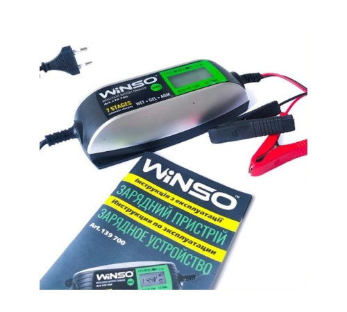 Зарядное устройство для автомобильного аккумулятора WINSO 139700