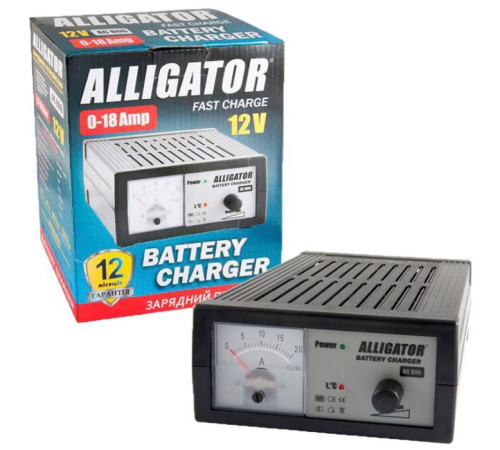 Зарядное устройство для автомобильного аккумулятора Alligator AC806