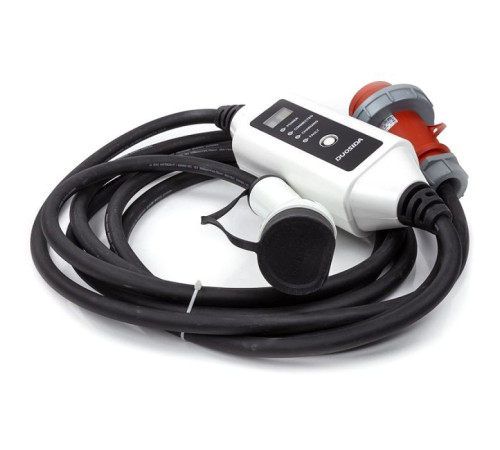 Зарядное устройство для электромобиля Duosida Type 2 - CEE, 32A, 22кВт, 3-фазное, 5м (EV200320)