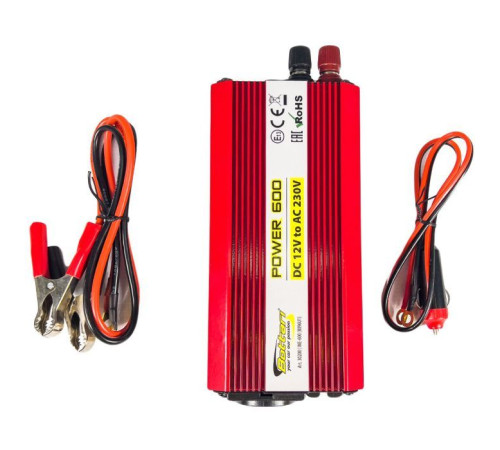 Автомобильный инвертор Bottari DC 12V - AC 230V 600W 