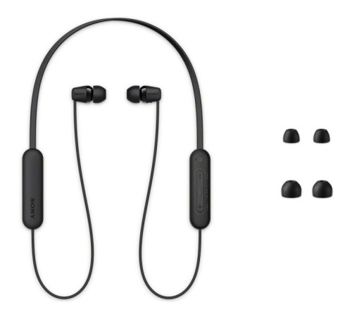 Наушники Sony WI-C100 Black (WIC100B.CE7)