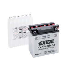Аккумулятор автомобильный EXIDE CONVENTIONAL 9Ah Ев (-/+) (85EN) (12N9-3B)