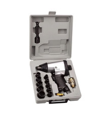 Гайковерт Airkraft пневмо 1/2" с набором инструмента 17ед. (AT-5004SG)