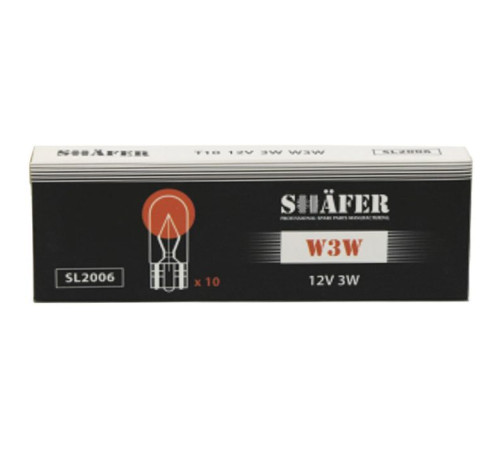  Автолампа SHAFER 12V3WW3W (SL2006) 