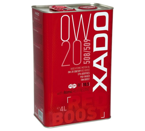 Моторное масло Xado 0W-20 508/509 Red Boost, 4 л (ХА 25294)