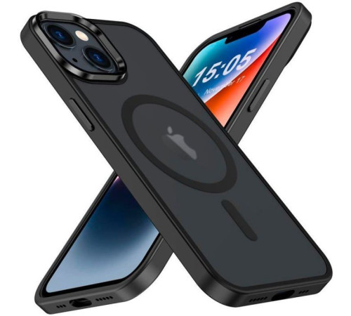 Чехол для мобильного телефона 2E Basic Apple iPhone 15 Soft Touch MagSafe Cover Black (2E-IPH-15-OCLS-BK)