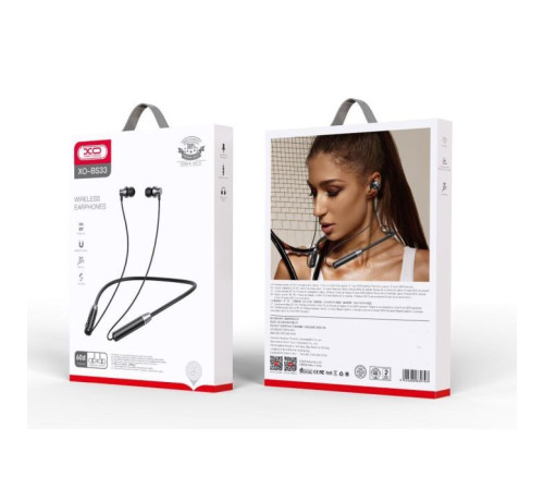 Наушники XO BS33 Sport Black (XO-BS33-BK)