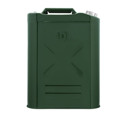 Автомобильная канистра 2E 40л металл 1мм, 5.2кг (2E-JCM40S)
