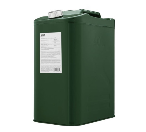 Автомобильная канистра 2E 40л металл 1мм, 5.2кг (2E-JCM40S)