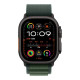 Смарт-часы Apple Watch Ultra 2 2024 GPS + Cellular 49mm Black Titanium Case with Dark Green Alpine Loop - Medium (MX4R3UL/A)