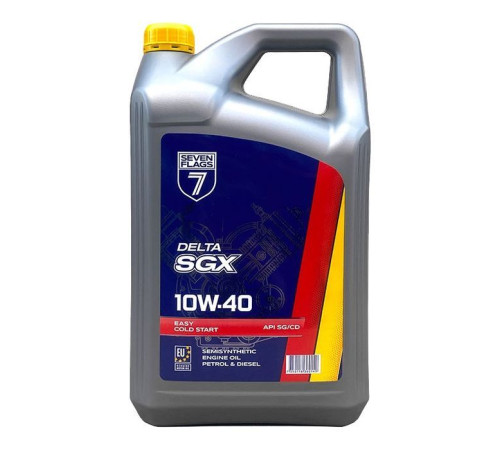 Моторное масло 7FLAGS Delta SGX 10W-40 4,5л