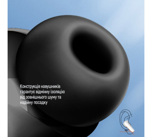 Наушники ColorWay Slim TWS-1 Earbuds Long Life Black (CW-TWS1BK1)