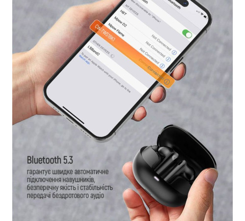 Наушники ColorWay Slim TWS-1 Earbuds Long Life Black (CW-TWS1BK1)