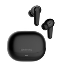 Навушники ColorWay Slim TWS-1 Earbuds Long Life Black (CW-TWS1BK1)