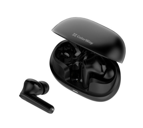 Наушники ColorWay Slim TWS-1 Earbuds Long Life Black (CW-TWS1BK1)