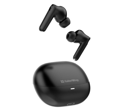 Наушники ColorWay Slim TWS-1 Earbuds Long Life Black (CW-TWS1BK1)