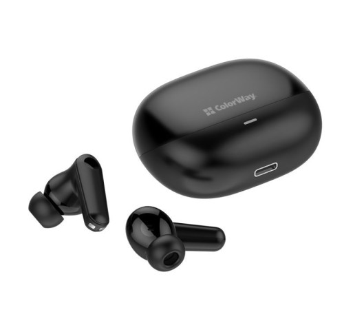 Наушники ColorWay Slim TWS-1 Earbuds Long Life Black (CW-TWS1BK1)