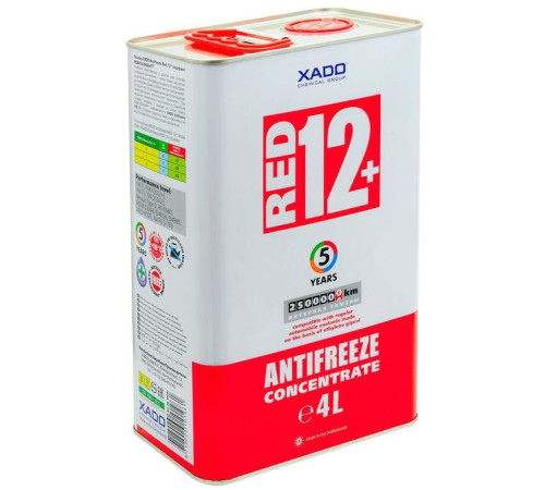  Антифриз Xado Red 12+ 4л (XA 50301_1) 