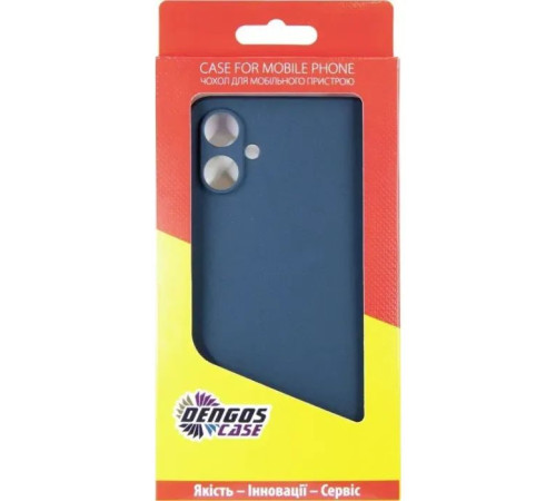 Чехол для мобильного телефона Dengos Carbon Samsung Galaxy A06 (blue) (DG-TPU-CRBN-207)