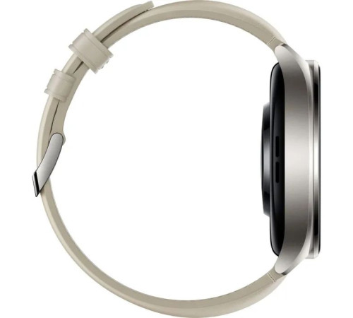 Смарт-часы Xiaomi Watch 2 Titan BHR9306GL Gray Case White Leather Strap (1093970)